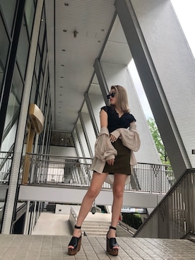 ENVYM_RIKAさん（レディース・161cm）の夏コーディネート