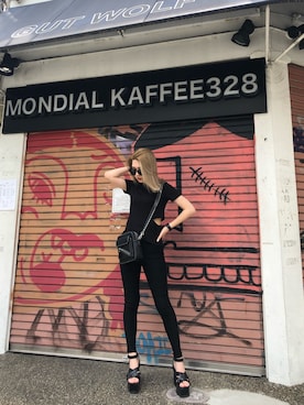 「ENVYM（アンビー）のアイテム（バッグ）」を使った、ENVYM_RIKAさん（レディース・161cm）の夏コーディネート