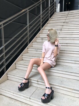 ENVYM_RIKAさん（レディース・161cm）の夏コーディネート