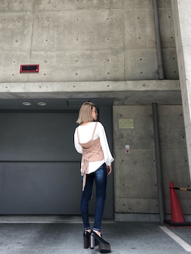 「厚底」｜ENVYM_RIKAさん（レディース・161cm）の秋コーディネート