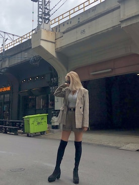 ENVYM_RIKAさん（レディース・161cm）の秋コーディネート