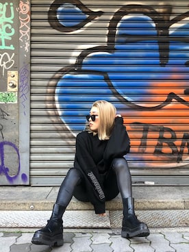 ENVYM_RIKAさん(レディース・161cm)の冬コーディネート