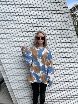 「ENVYM（アンビー）のアイテム（パンツ）」を使った、ENVYM_RIKAさん（レディース・161cm）の冬コーディネート