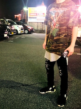 「maxsix（マックスシックス）のアイテム（パンツ）」を使った、瀧石さん（メンズ・170cm）の秋コーディネート