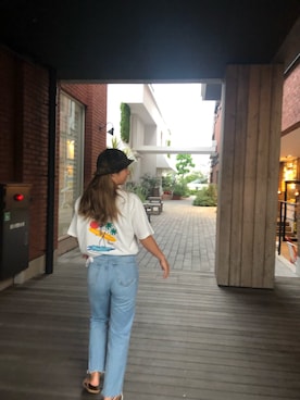 「TES（テス）のアイテム（トップス）」を使った、ayana87locoさん（レディース・163cm）の夏コーディネート