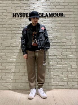 t.さんの（HYSTERIC GLAMOUR | ヒステリックグラマー）を使ったコーディネート