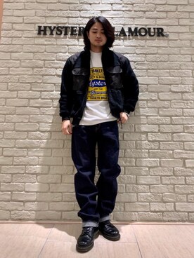 「ロンt」｜「アイテム（その他アウター）」を使った、t.さん（メンズ・165cm）の秋コーディネート