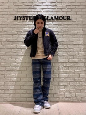 「タートル」｜「アイテム（その他アウター）」を使った、t.さん（メンズ・165cm）の秋コーディネート