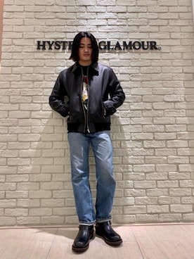 「らふこーで」｜「アイテム（ブーツ）」を使った、t.さん（メンズ・165cm）の秋コーディネート