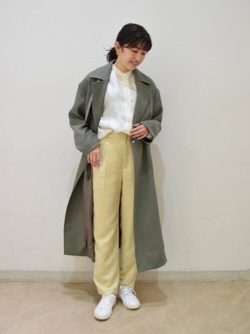 Saito Ayae ビューティ ユース ユナイテッドアローズ 新宿ウィメンズストア Beauty Youth United Arrowsのトレンチコートを使ったコーディネート Wear