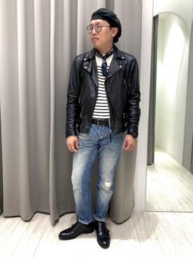 「GAS（ガス）のアイテム」を使った、YOGAさん（メンズ・170cm）の春コーディネート