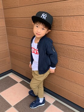 ★HARUHINA★さん（キッズ・90cm）の秋コーディネート