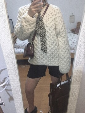 「アイテム（ポーチ）」を使った、Jadeさん（レディース・153cm）の春コーディネート