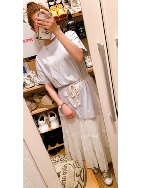 chikaさん（レディース・160cm）の夏コーディネート