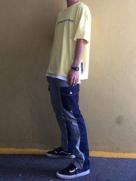 「LMCのアイテム（Tシャツ/カットソー）」を使った、Marsgxxさん（メンズ・180cm）の夏コーディネート