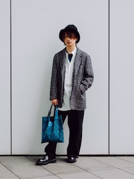 「MARNI（マルニ）のアイテム（シューズ）」を使った、Ryusei  Babaさん（メンズ・170cm）の冬コーディネート