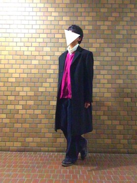 「アイテム（アンダーウェア）」を使った、うみさん（メンズ・173cm・10代）の冬コーディネート