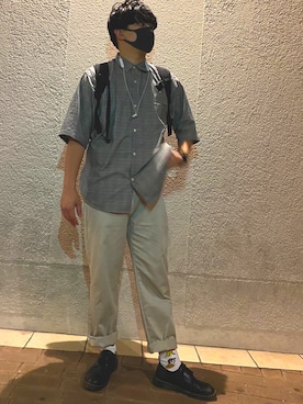「ルーズフィット」｜yutaさん（メンズ・173cm）の夏コーディネート