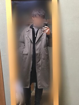 「Lui's（ルイス）のアイテム（その他トップス）」を使った、りくとさん（メンズ・165cm）の冬コーディネート