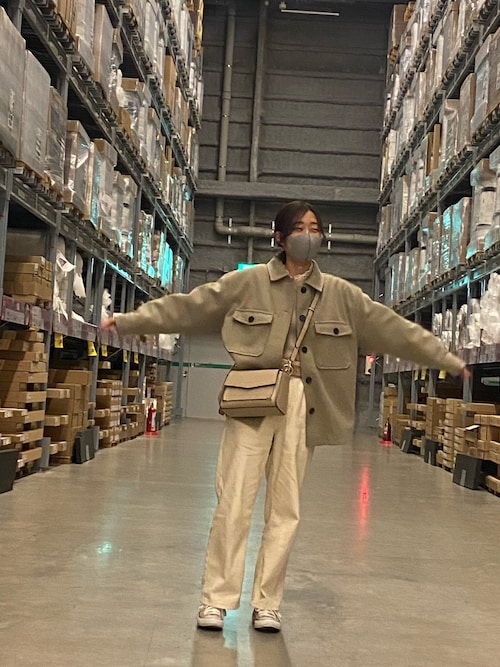 GLOBAL WORK（グローバルワーク）の「CAFEカラーアゼチュニック/861818  