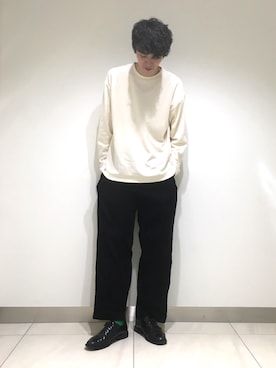 RYO KUROSAWAさん（メンズ・183cm）の冬コーディネート