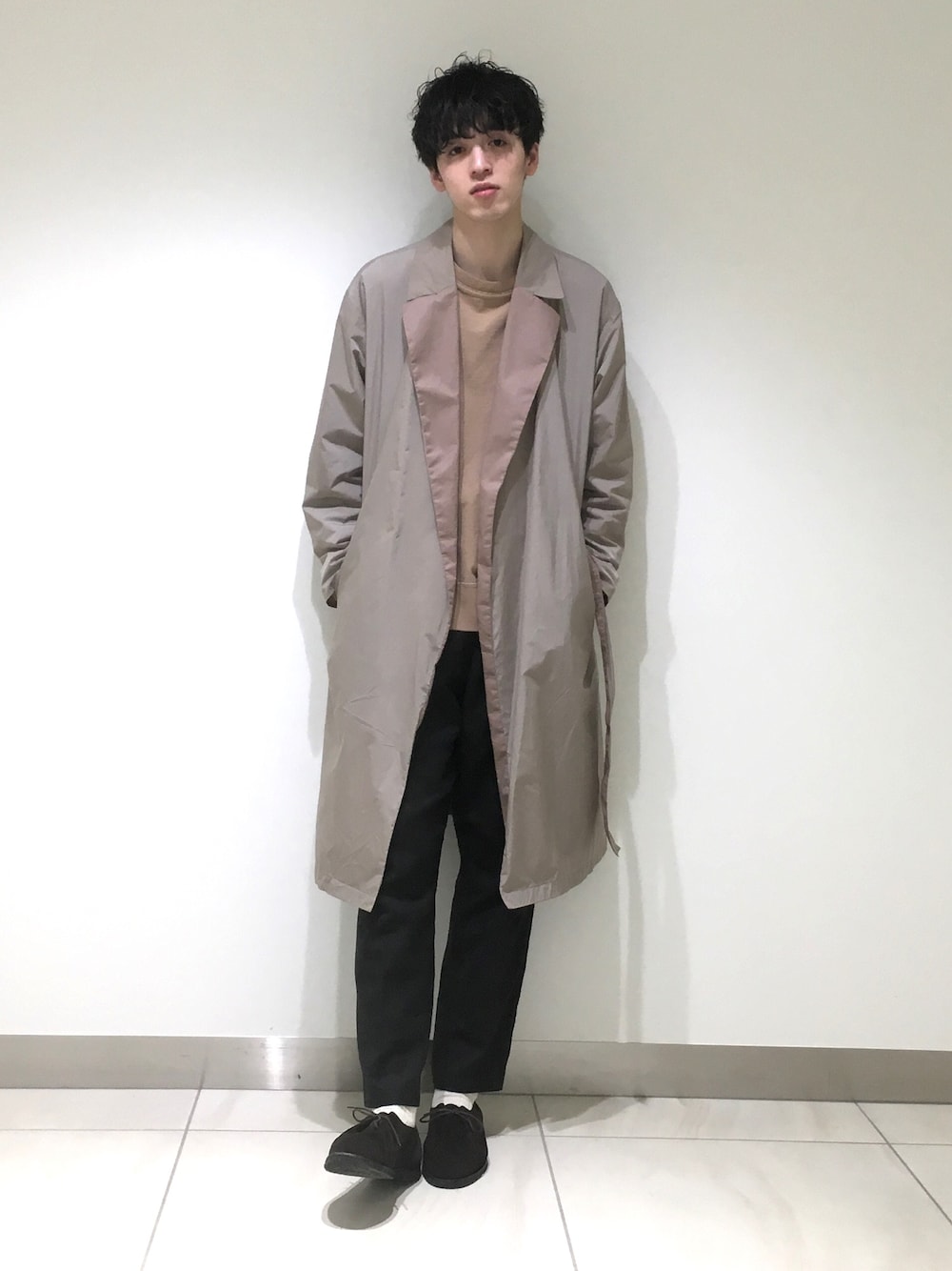 RYO KUROSAWA｜ADAM ET ROPE'のチェスターコートを使った