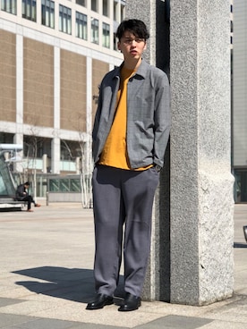 RYO KUROSAWAさん（メンズ・182cm）の春コーディネート