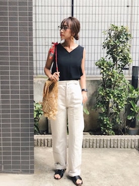 mihokoetさん（レディース・164cm）の夏コーディネート