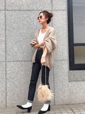 「Mathilda（マチルダ）のアイテム（パンプス）」を使った、mihokoetさん（レディース・164cm）の秋コーディネート