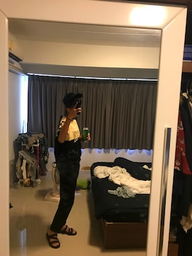 「Patta（パタ）のアイテム」を使った、Bankshitさん（メンズ・173cm）の春コーディネート