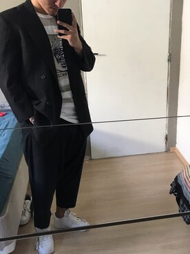 「STYLE」｜「アイテム（スーツジャケット）」を使った、Nicoさん（メンズ・174cm）の春コーディネート