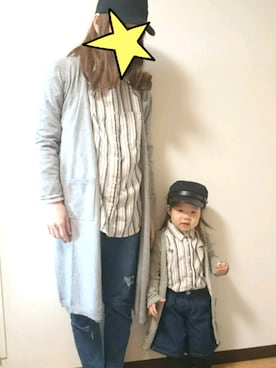 「AVAN LILY（アヴァンリリィ）のアイテム」を使った、yur★takさん（キッズ・90cm）の春コーディネート