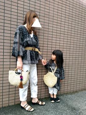 yur★takさん（キッズ・100cm）の夏コーディネート