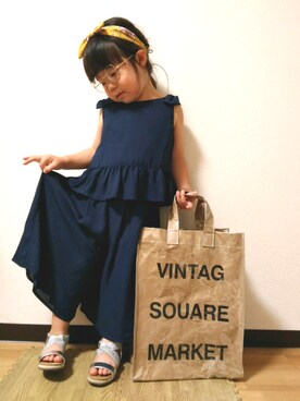 yur★takさん（キッズ・100cm）の夏コーディネート