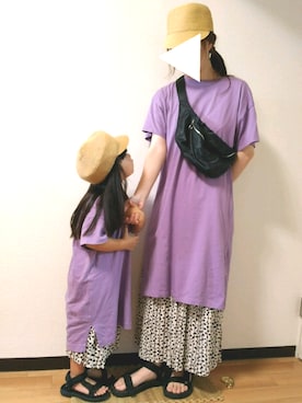 yur★takさん（キッズ・100cm）の夏コーディネート