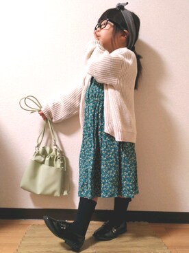 「5歳」｜「アイテム（ローファー）」を使った、yur★takさん（キッズ・100cm）の春コーディネート