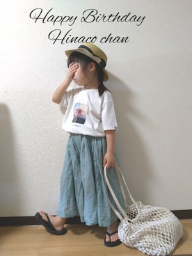 「スカーチョ」｜「アイテム（その他）」を使った、yur★takさん（キッズ・100cm）の夏コーディネート