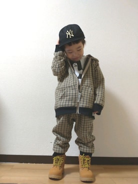 yur★takさん（キッズ・110cm）の冬コーディネート