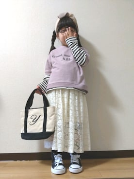 yur★takさん（キッズ・110cm）の春コーディネート