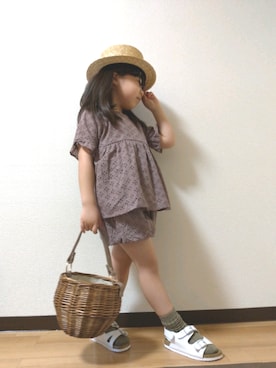 「WHIPCREAM（ホイップクリーム）のアイテム」を使った、yur★takさん（キッズ・110cm）の春コーディネート