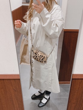 「PRADA（プラダ）のアイテム（ショルダーバッグ、その他）」を使った、Runaさん（レディース）の秋コーディネート