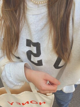 「MELROSE（メルローズ）のアイテム」を使った、Runaさん（レディース・156cm）の冬コーディネート