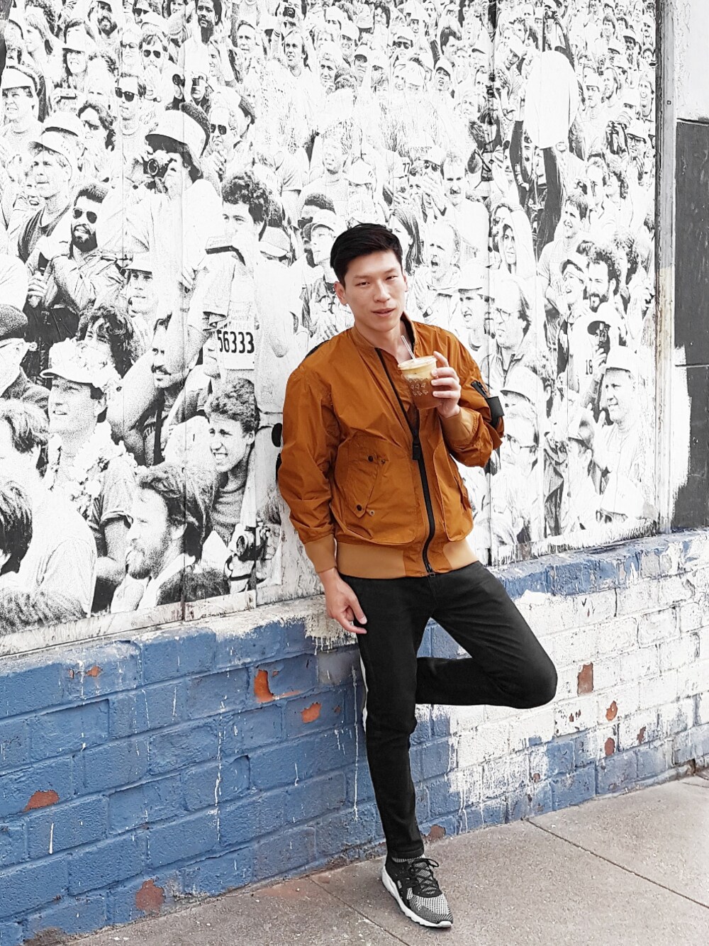 オニツカタイガー ANDREA POMPILIO ジャケット MA-1