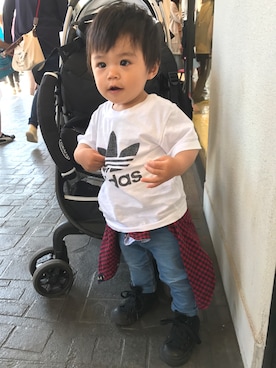 Rさん（キッズ・80cm）の春コーディネート