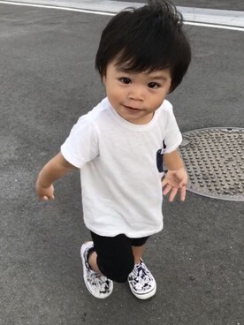 「アイテム（スリッポン、その他）」を使った、Rさん（キッズ・80cm）の夏コーディネート