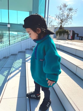 「kids」｜「アイテム（その他アウター）」を使った、Rさん（キッズ・110cm）の冬コーディネート