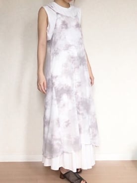 「アイテム（ワンピース/ドレス）」を使った、sakuさん（レディース・160cm・10代）の夏コーディネート
