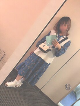 「夢展望（ユメテンボウ）のアイテム（ワンピース/ドレス）」を使った、とぎぃさん（レディース・150cm）の夏コーディネート