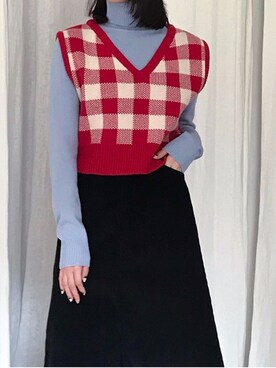 「Candy Stripper（キャンディストリッパー）のSULK OFF CHINO PANTS（その他パンツ、ブラック系）」を使った、o.kisybobbyさん（レディース・158cm）の冬コーディネート