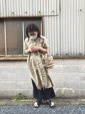 「UNITED ARROWS（ユナイテッドアローズ）のアイテム（ピアス（両耳用））」を使った、rosaさん（レディース・150cm）の夏コーディネート